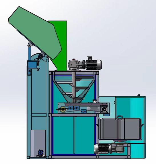 KER-THS160L 自動(dòng)上料混合縮分機(jī)